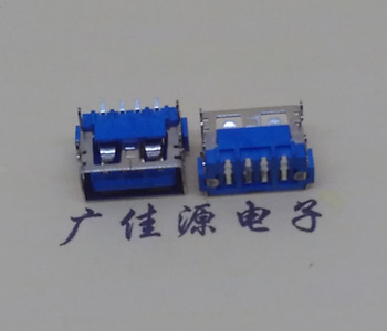 福州usb2.0接口 AF短体10.0母座 卧式直边 连接器插座