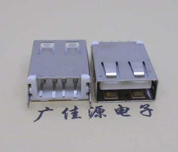福州USB AF立式 直插 加长款17.5MM 大电流3A插座