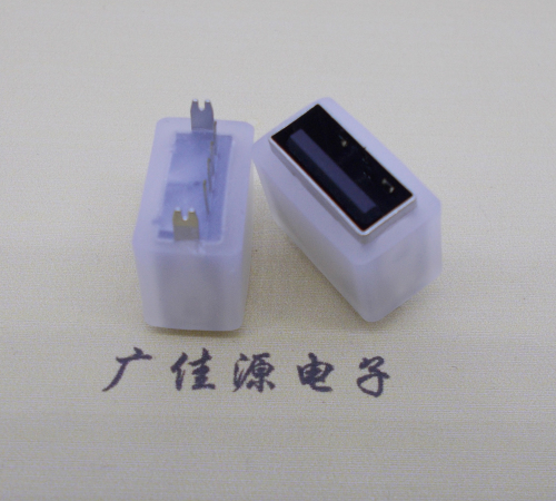 福州USB连接器接口 10.5MM防水立插母座 鱼叉脚