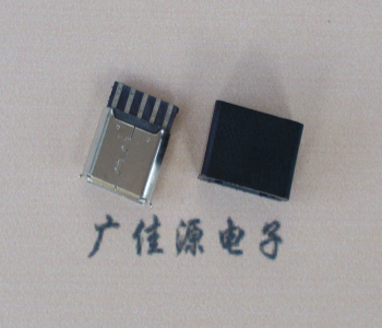 福州麦克-迈克 接口USB5p焊线母座 带胶外套 连接器