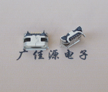 福州Micro USB接口 usb母座 定义牛角7.2x4.8mm规格尺寸