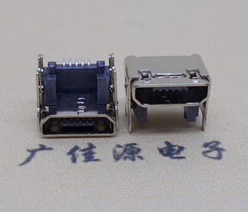 福州MICRO USB 5P母座 SMT垫高 L=4.15双壳