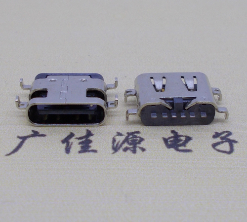 福州USBType-C6P母座沉板1.6连接器