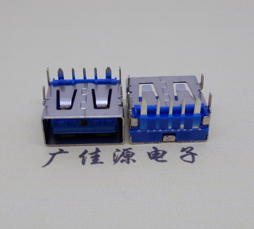 福州 USB5安大电流母座 OPPO蓝色胶芯,快速充电接口