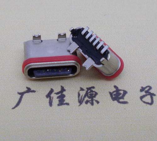 福州立式贴片防水Type-C6P母座连接器