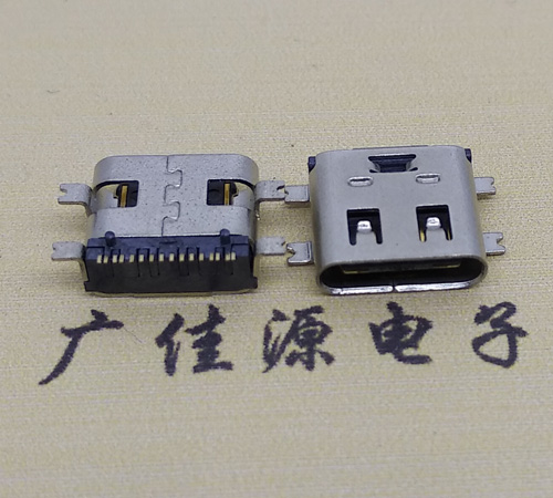 福州type-c16p母座全贴带弹片连接器