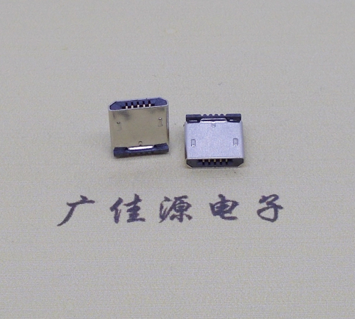 福州micro usb 5p公头 短体插板H=5.9立插