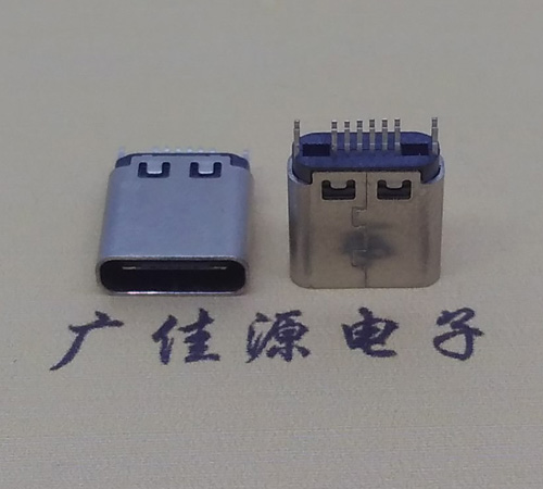 福州type-c16p母座,夹板式type-c16p接口连接器