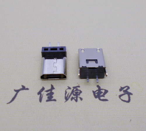 福州micro 2p直插母座无卷边180度铆合式H=9.3、10.0、10.5、11.5mm