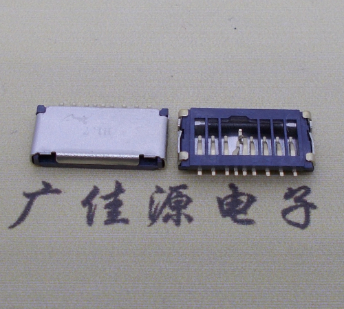 福州 TF短体卡座 卡槽1.5侧PIN针micro检测卡座厂家直销